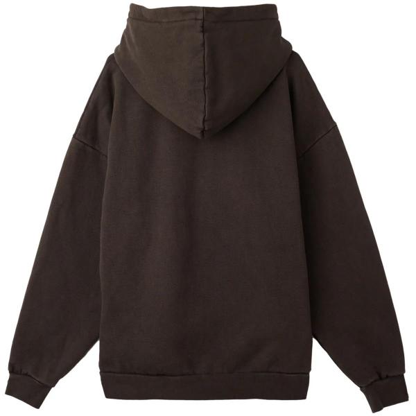 OBEY LOWERCASE PIGMENT JAVA BROWN FELPA