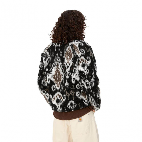 CARHARTT WIP PRENTIS LINER BARU JACQUARD BLACK/BLACK