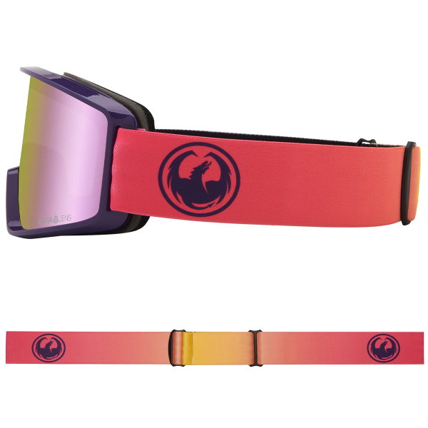 DRAGON DXT OTG FADE PINK LITE MASCHERA SNOWBOARD