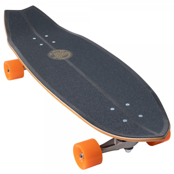 SANTA CRUZ x CARVER FLAME DOT SHARK 31.52" SURFSKATE