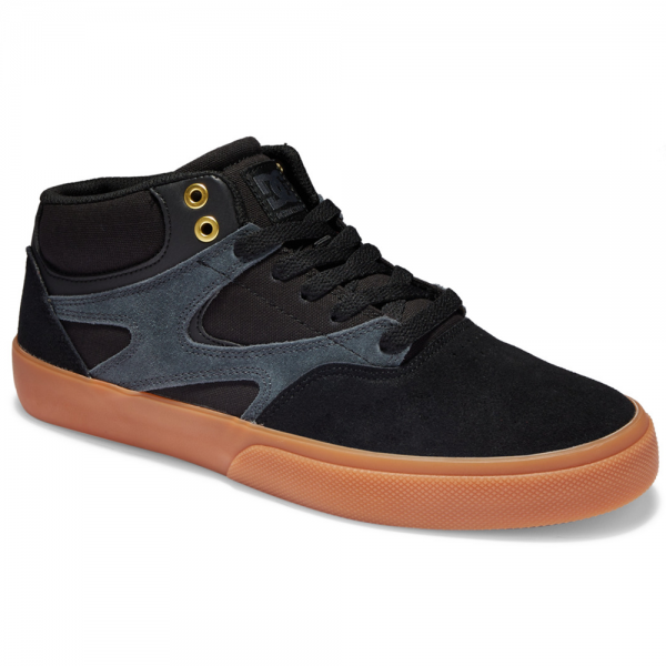 DC SHOES KALIS VULC MID S BLACK/GUM SCARPE