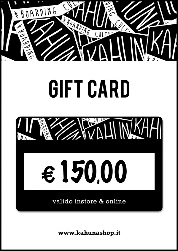 BUONO REGALO 150,00 EURO (GIFT CARD)