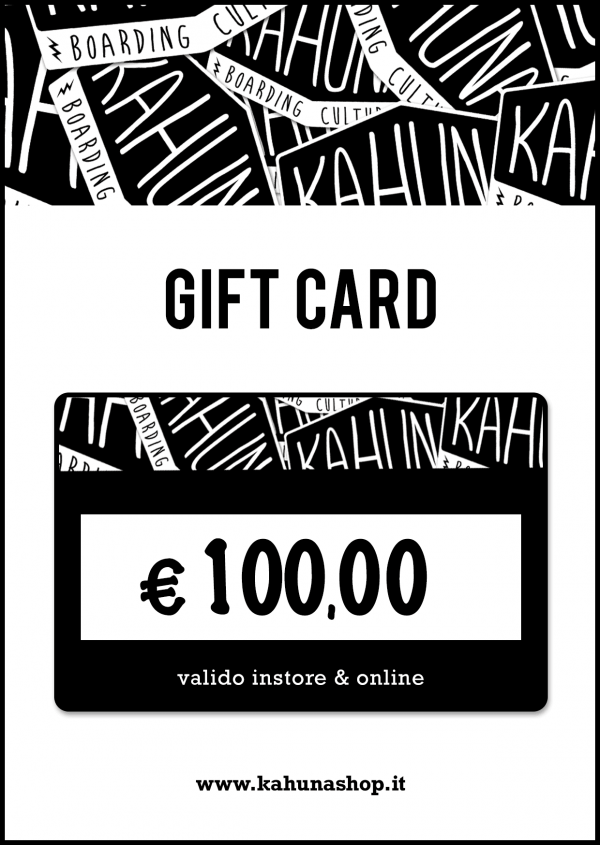 BUONO REGALO 100,00 EURO (GIFT CARD)
