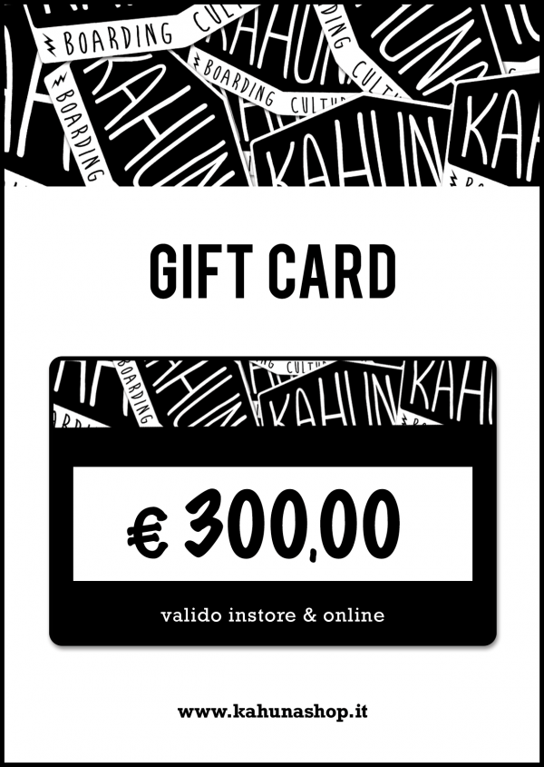 BUONO REGALO 300,00 EURO (GIFT CARD)