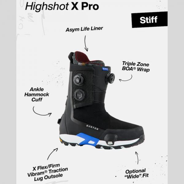 BURTON STEP ON WAVERANGE X PRO WHITE SCARPONI SNOWBOARD