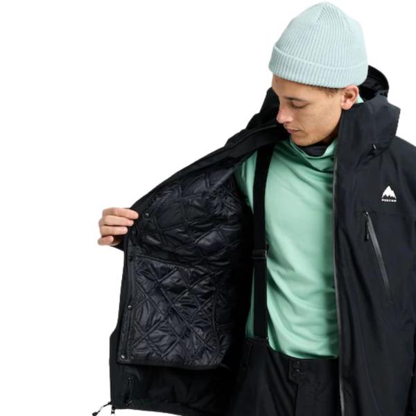 BURTON WOMEN RESERVE 2L 3-IN-1 JACKET TRUE BLACK GIACCA DONNA