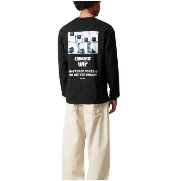 CARHARTT WIP BETTER DREAMS L/S T-SHIRT BLACK