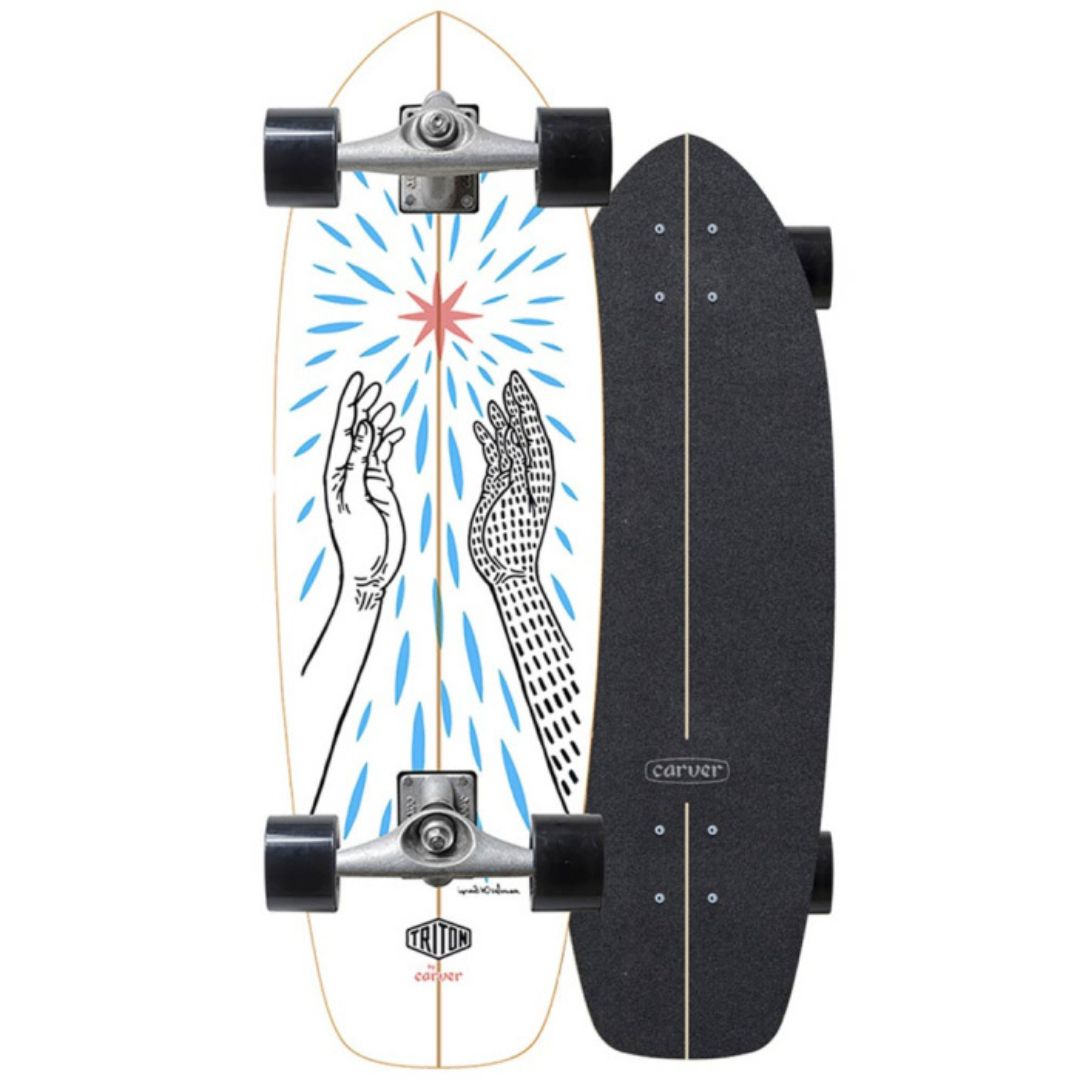 TRITON BY CARVER RAW 31" CX PRESENCE SURFSKATE
