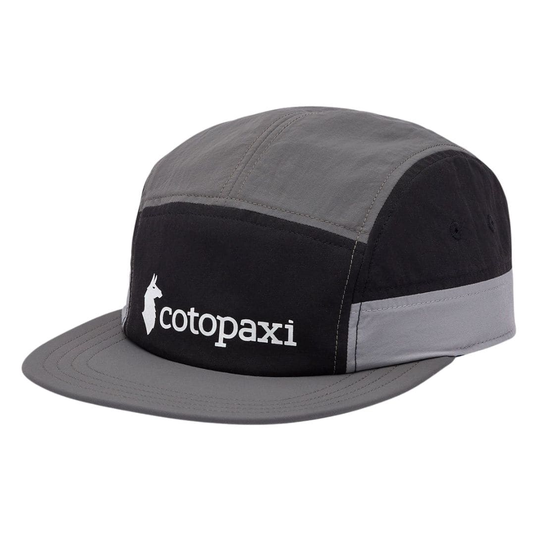 COTOPAXY TECH 5 PANEL HAT BLACK/CINDER CAPPELLO