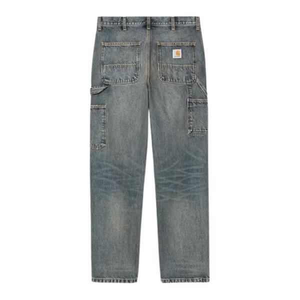 CARHARTT WIP SINGLE KNEE PANT BLUE (WORNER USED)