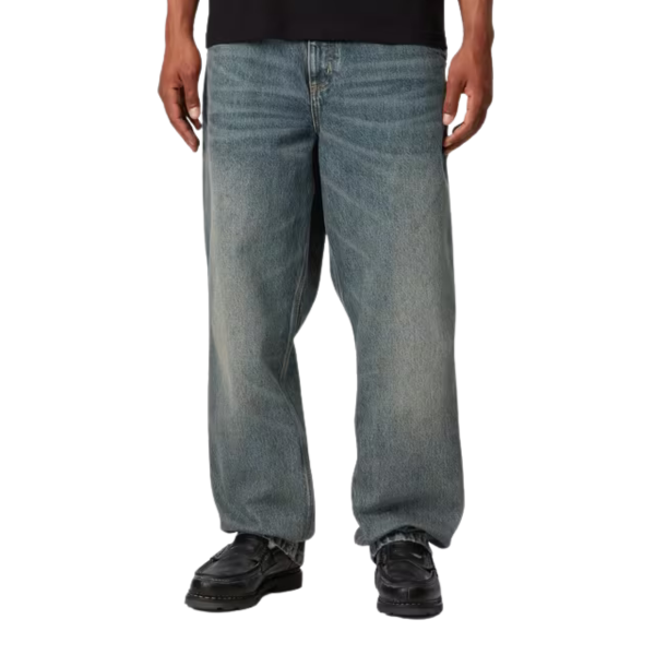 CARHARTT WIP SINGLE KNEE PANT BLUE (WORNER USED)