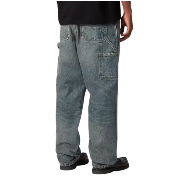 CARHARTT WIP SINGLE KNEE PANT BLUE (WORNER USED)