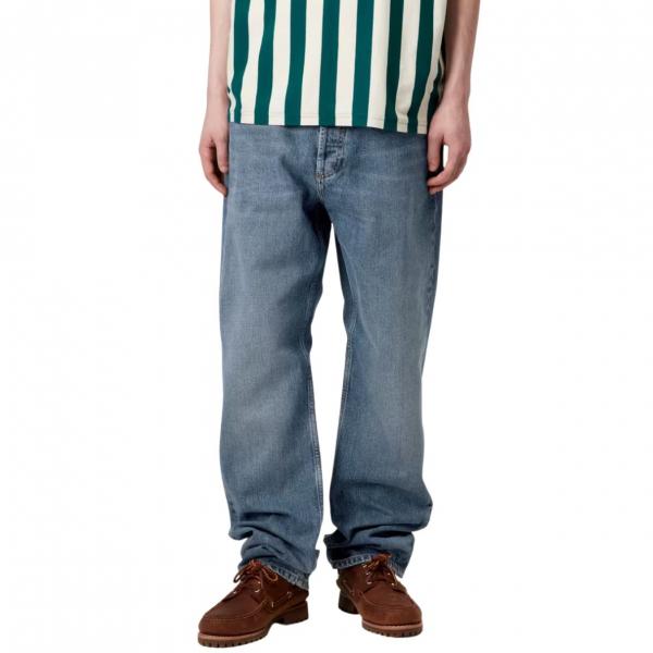 CARHARTT WIP MARLOW PANT BLUE (WORN BLEACHED)