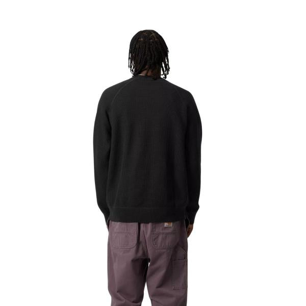 CARHARTT WIP CHASE SWEATER BLACK/GOLD MAGLIONE