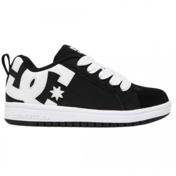 DC SHOES DC COURT GRAFFIK BLACK/WHITE SCARPE BAMBINO