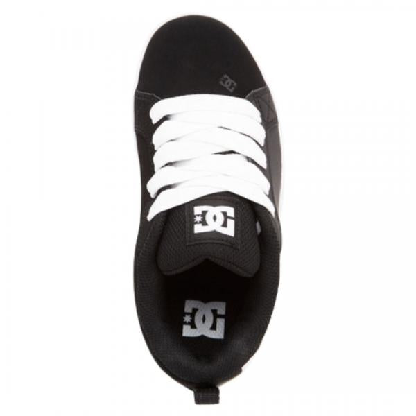 DC SHOES DC COURT GRAFFIK BLACK/WHITE SCARPE BAMBINO