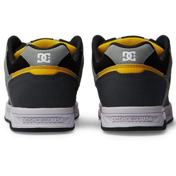 DC SHOES STAG GREY/YELLOW
