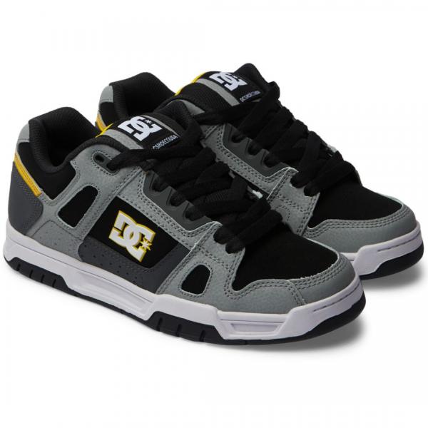 DC SHOES STAG GREY/YELLOW