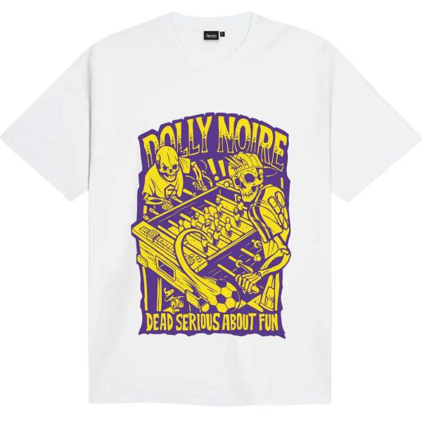 DOLLY NOIRE BILIARDINO TEE WHITE T-SHIRT