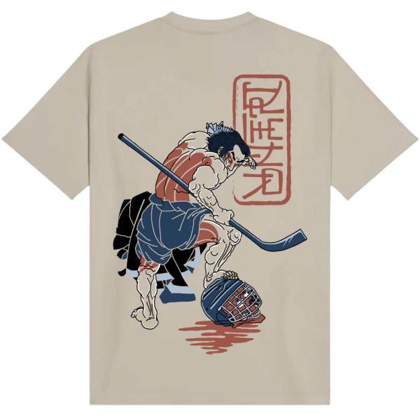 DOLLY NOIRE HOCKEY SAMURAI TEE BEIGE T-SHIRT