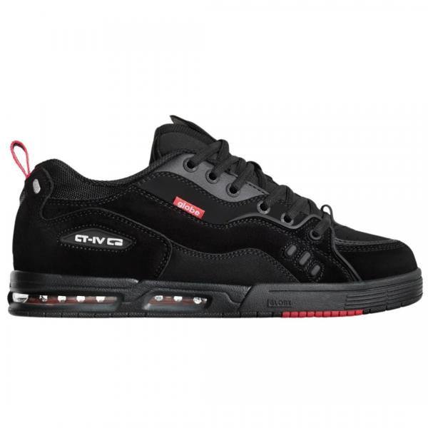 GLOBE CT 4 BLACK SUEDE SCARPE