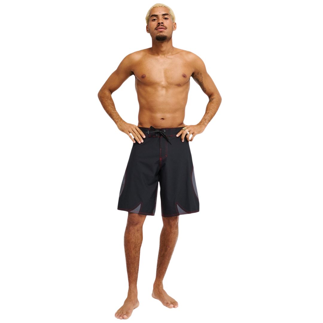 QUIKSILVER BOARDSHORT MERCURY TRIDENT 21'' BLACK COSTUME