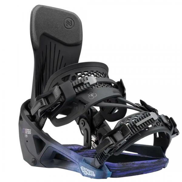 NIDECKER SUPERMATIC LT BIO BLACK ATTACCHI SNOWBOARD