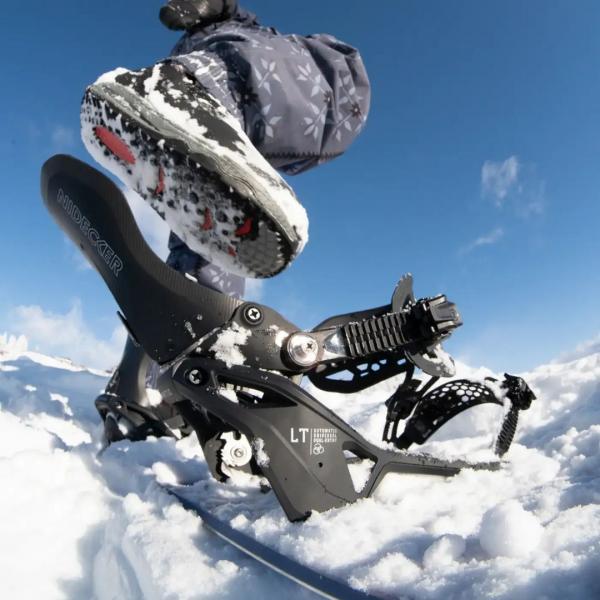 NIDECKER SUPERMATIC LT BLACK ATTACCHI SNOWBOARD