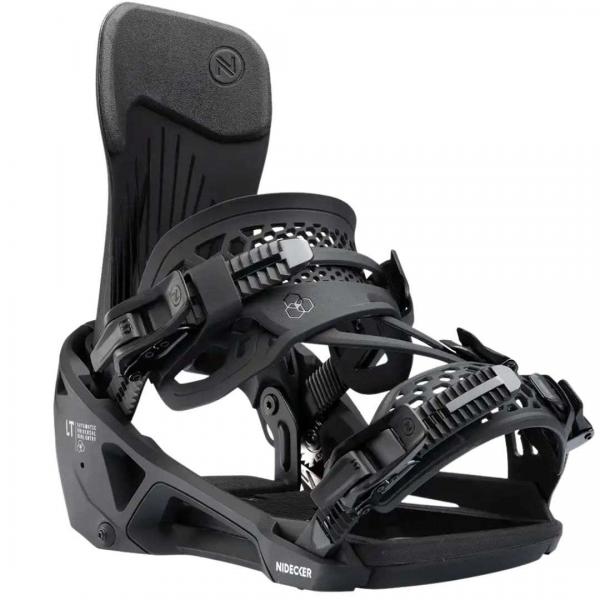 NIDECKER SUPERMATIC LT BLACK ATTACCHI SNOWBOARD