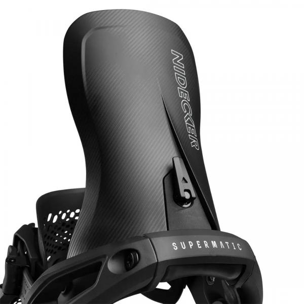 NIDECKER SUPERMATIC LT BLACK ATTACCHI SNOWBOARD