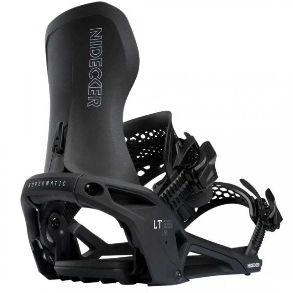 NIDECKER SUPERMATIC LT BLACK ATTACCHI SNOWBOARD