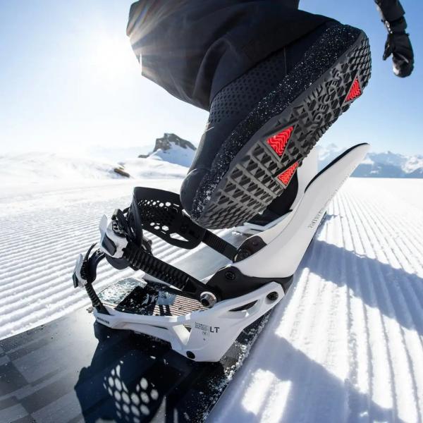 NIDECKER SUPERMATIC LT WHITE ATTACCHI SNOWBOARD