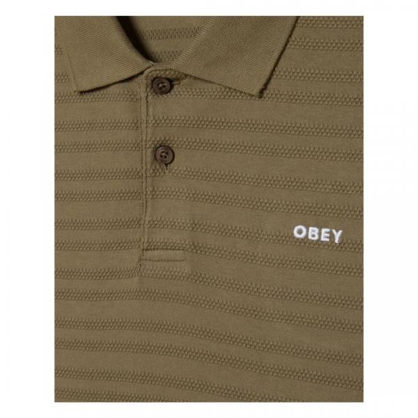 OBEY BOLD POLO PIGMENT SMOKEY OLIVE