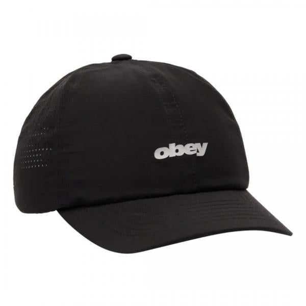 OBEY PACE 6 PANEL BLACK CAPPELLO DA TRAIL