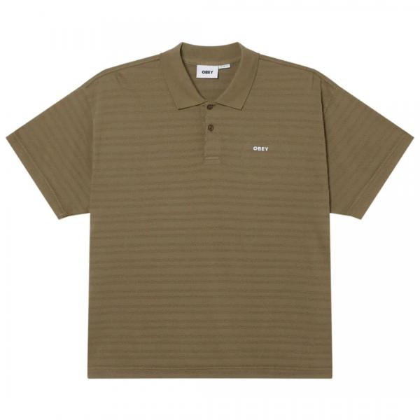 OBEY BOLD POLO PIGMENT SMOKEY OLIVE