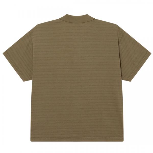 OBEY BOLD POLO PIGMENT SMOKEY OLIVE
