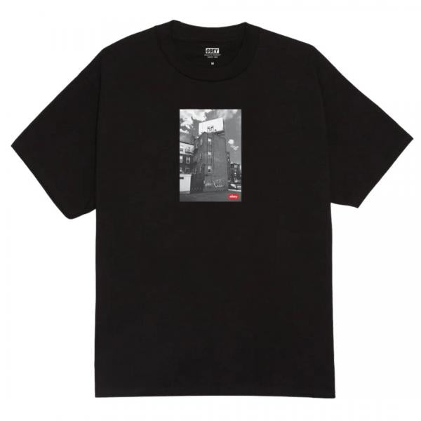 OBEY BOSTON BILLBOARD BLACK T-SHIRT