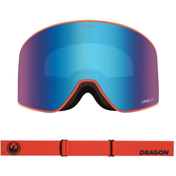 DRAGON PXV2 FLAME MASCHERA SNOWBOARD