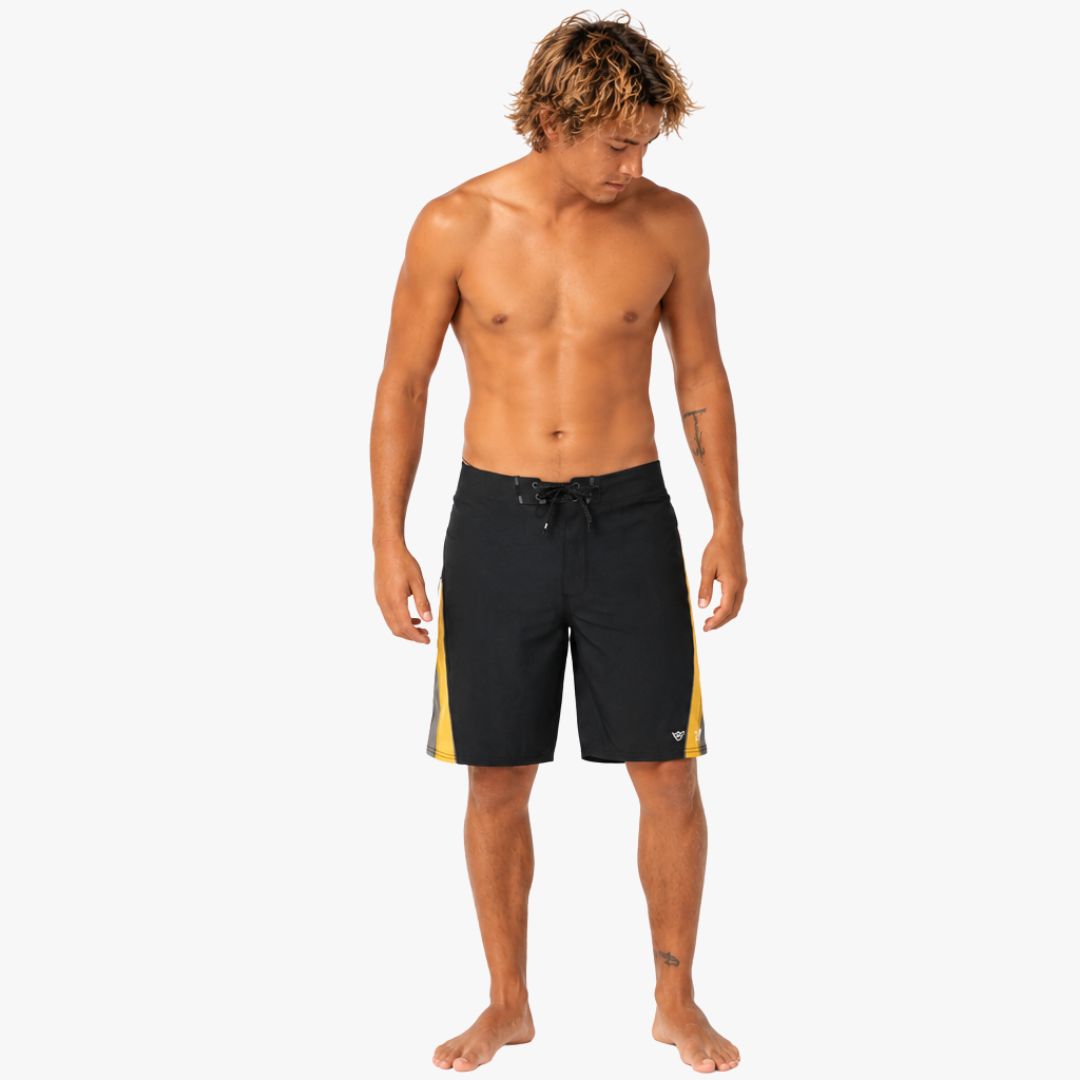 RIP CURL MIRAGE 3-2-ONE MEDINA ULTIMATE 20" BOARDSHORT ROYAL YELLOW COSTUME