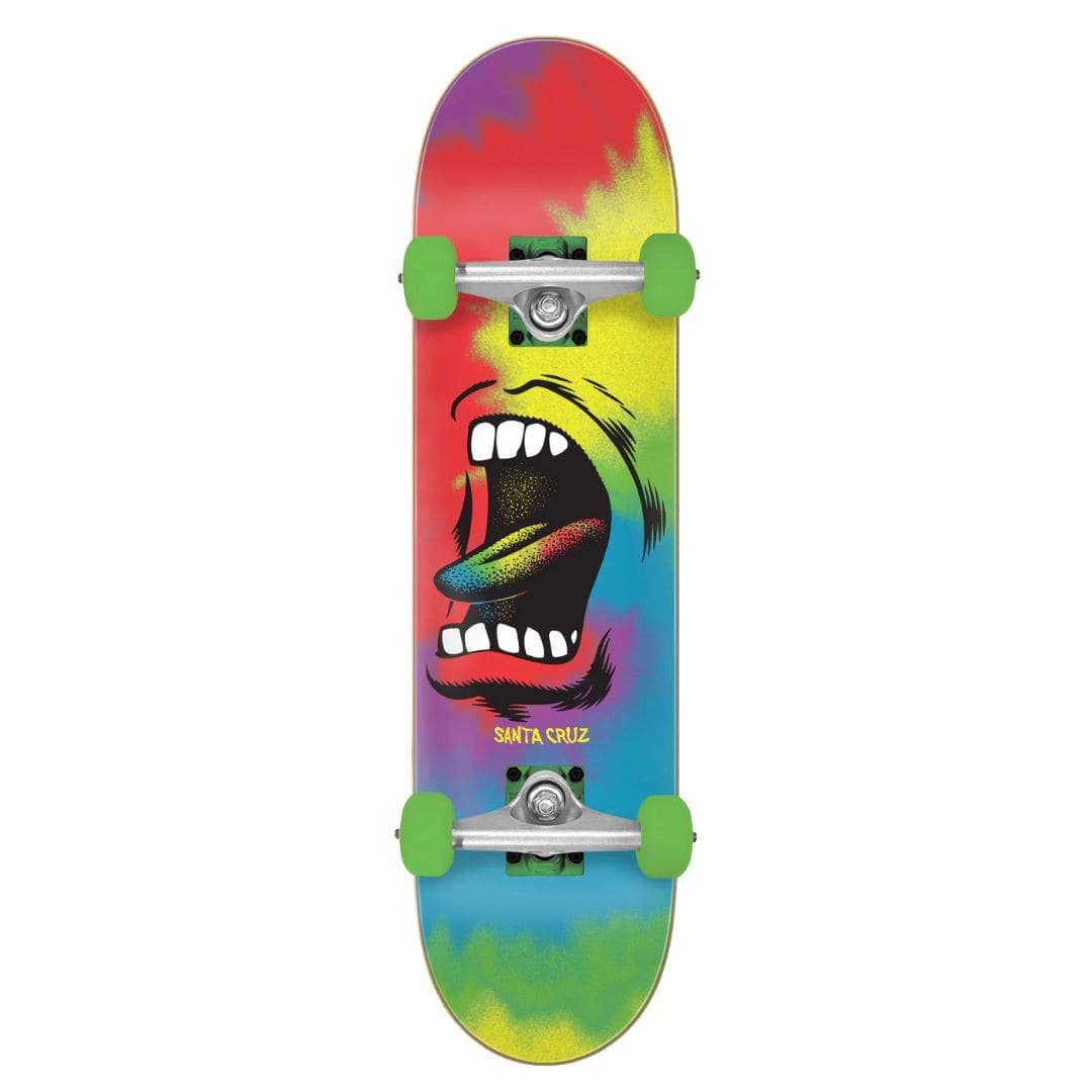 SANTA CRUZ BIG MOUTH TIE DYE FULL 8.0" SKATEBOARD COMPLETO