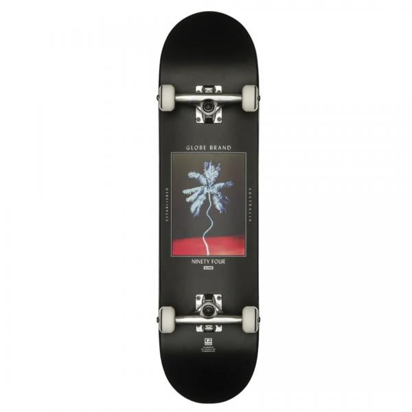 GLOBE G1 PALM OFF BLACK 8.0" BLACK/YELLOW SKATEBOARD