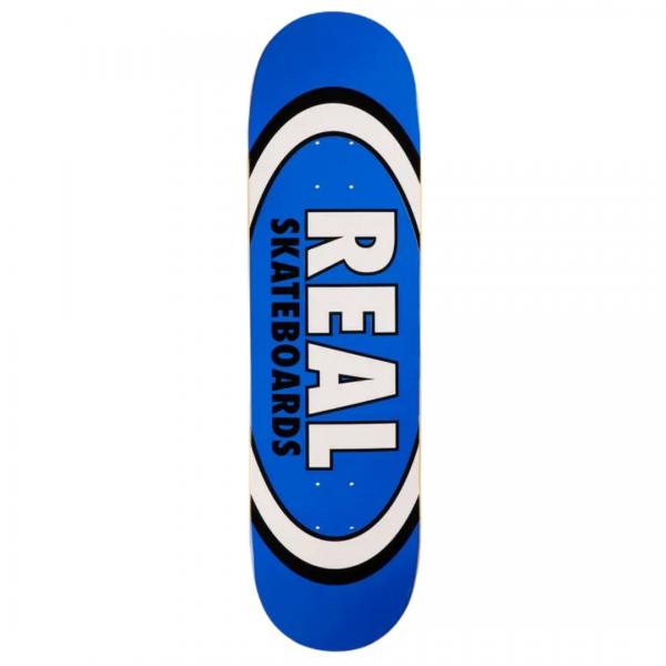 REAL CLASSIC LOGO OVAL 8.5" BLUE TAVOLA SKATEBOARD