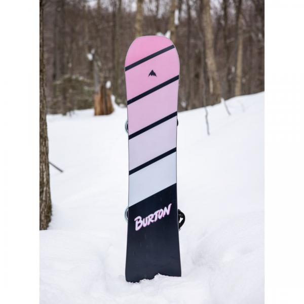 BURTON SMALL FLAT 138 ROSA TAVOLA SNOWBOARD BAMBINO