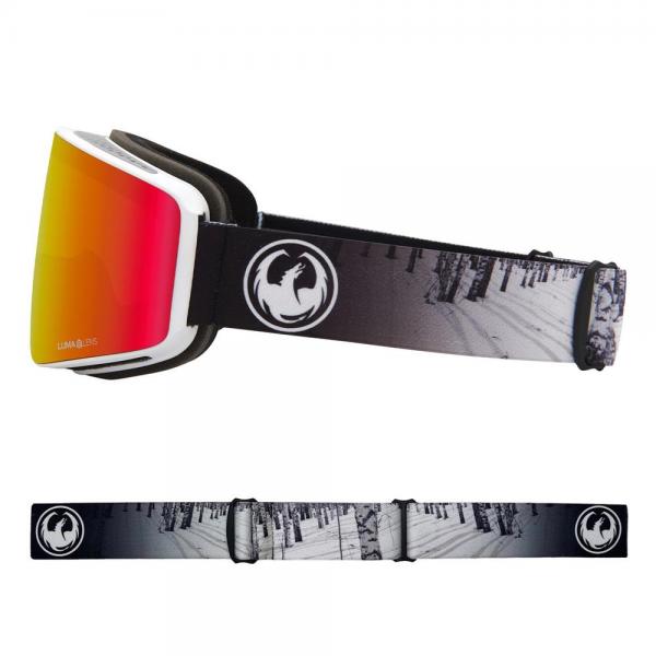 DRAGON PXV THE CALM LL RED ION/ LL ROSE MASCHERA SNOWBOARD