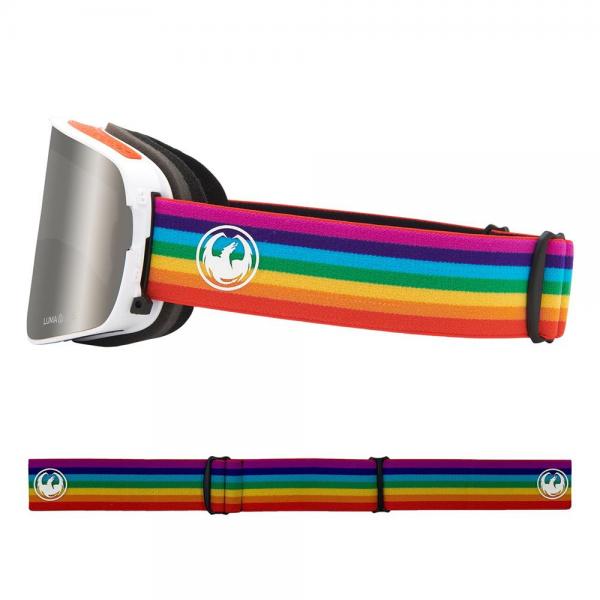 DRAGON NFX2 DANNY SIG 20 / LL SILVER ION /LL LIGHT ROSE MASCHERA SNOWBOARD