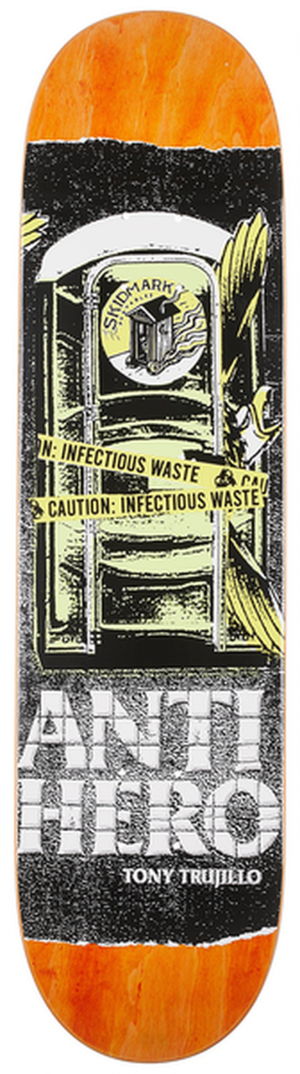 ANTIHERO INFECTIOUS WASTE TRUJILLO 8.06" X 31.8" TAVOLA SKATEBOARD