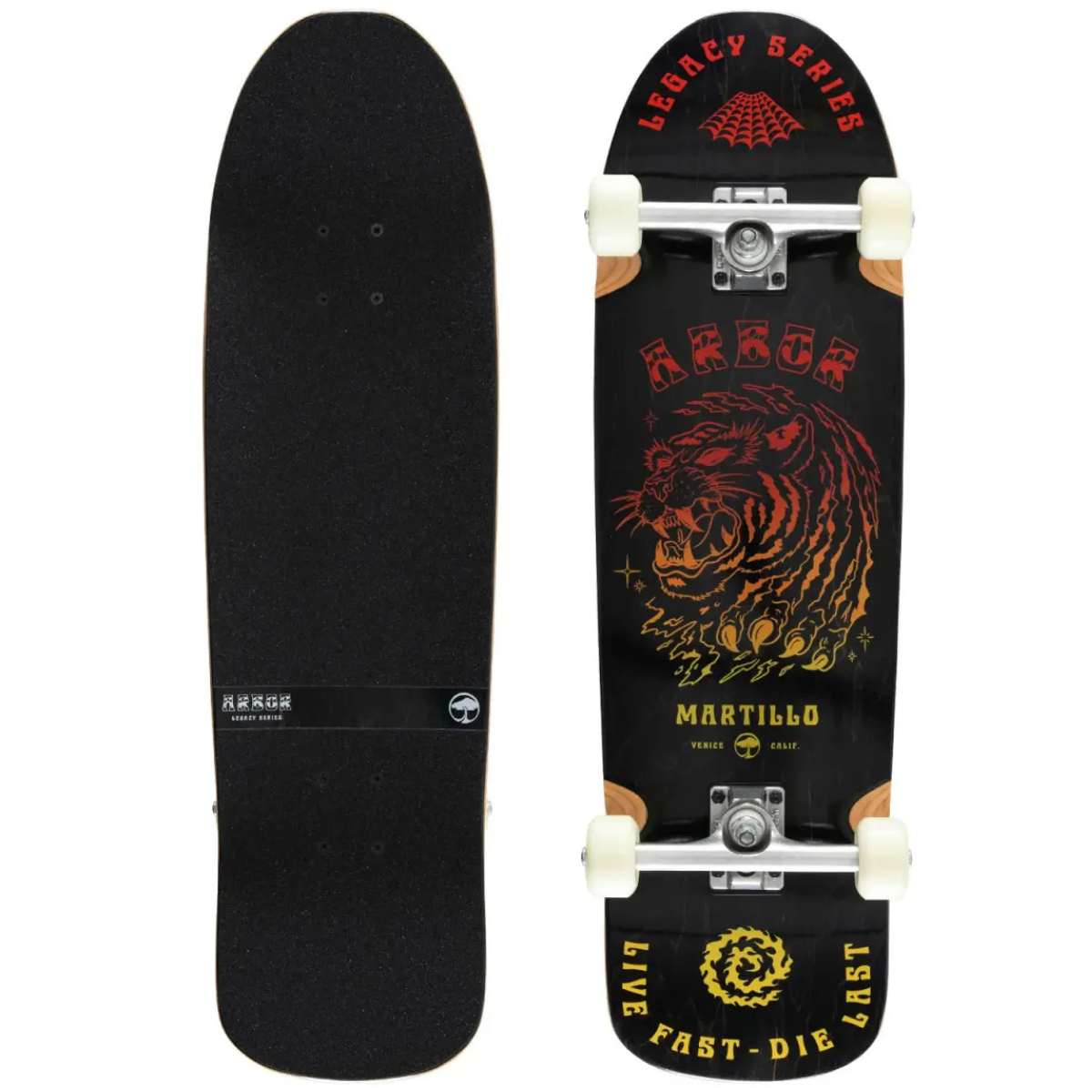 ARBOR MARTILLO SPELLBOUND 9.0'' OLD SCHOOL SKATEBOARD COMPLETO