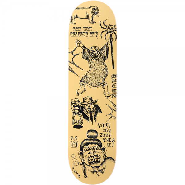 BAKER FIGGY STOP AND THINK 8.5" TAVOLA SKATEBOARD