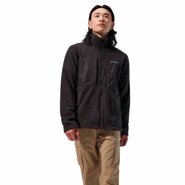 BERGHAUS PRISM GUIDE INTERACTIVE POLARTEC PRO 3.0 INSULATED FLEECE JACKET BLACK PILE