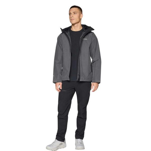 BERGHAUS BRAMBLFELL INTERACTIVE GORE-TEX JACKET GREY BLACK